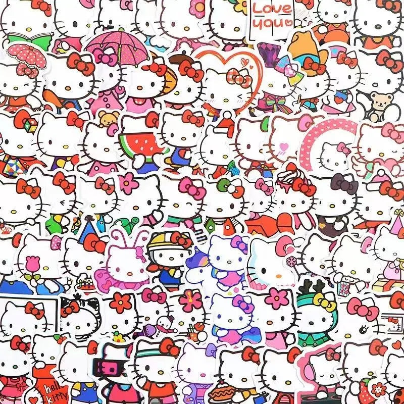 Stickers Pegatinas Hello Kitty 50uds.