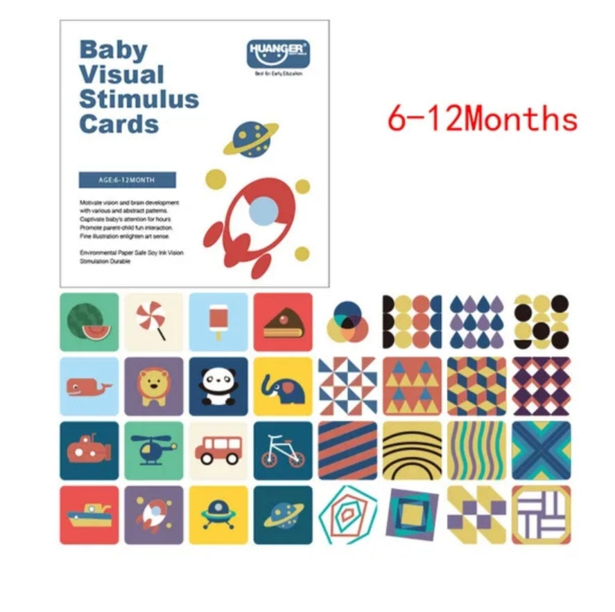 Tarjetas de Estimulacion Visual Sensoriales Montessori 12