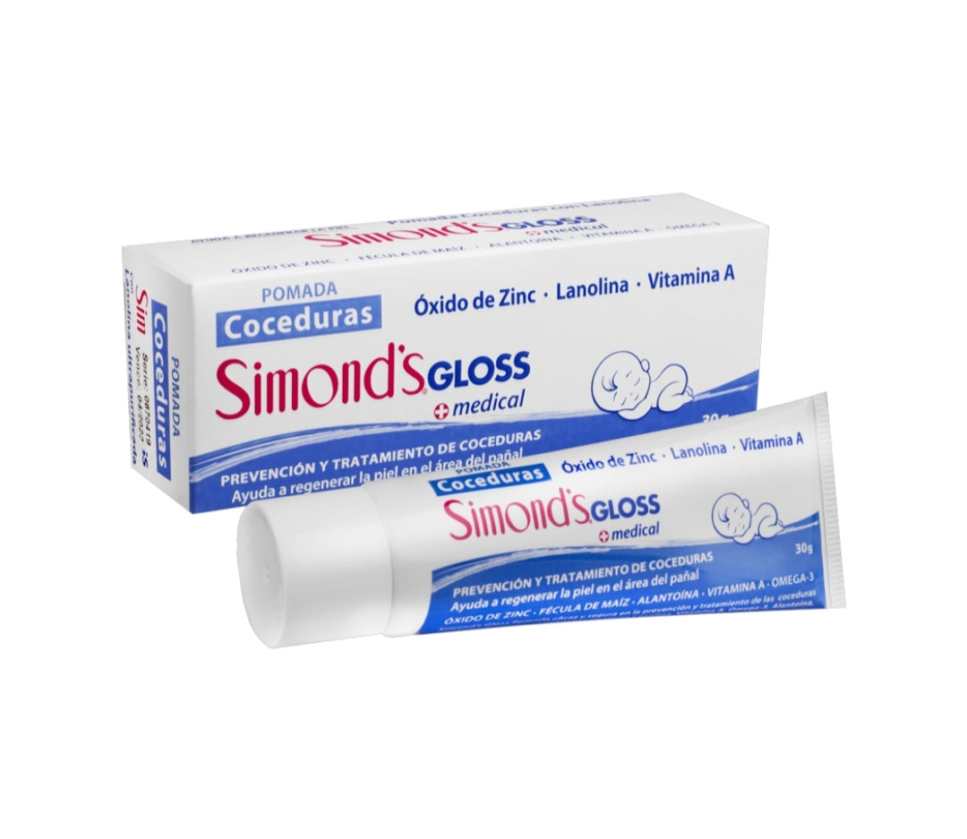 Gloss 30gr. Pomada Para Coceduras Simonds