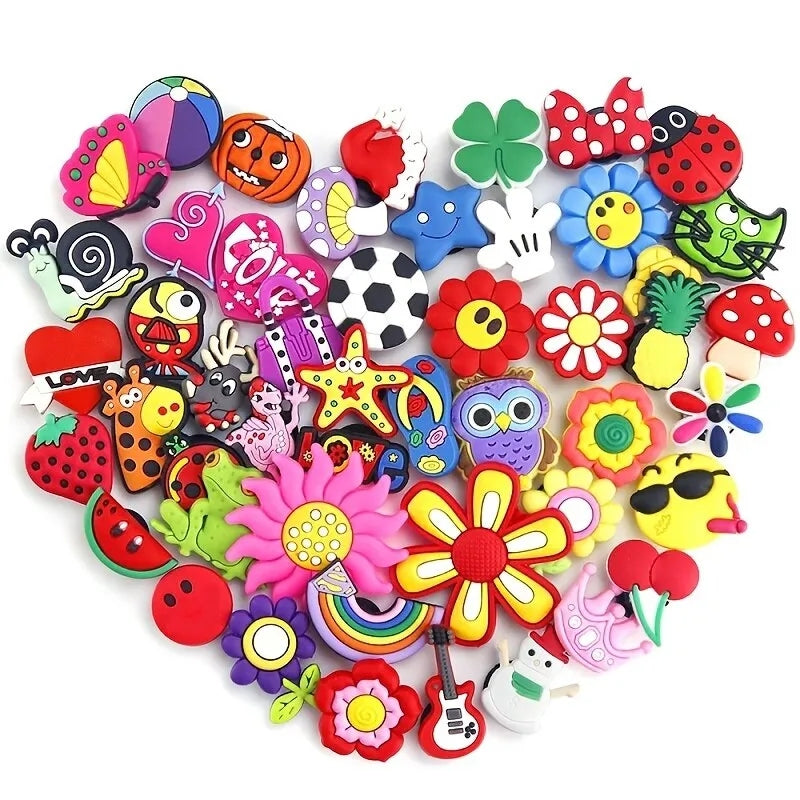 Dijes Charms Pins para Zapatos Crocs 10uds. Surtidas