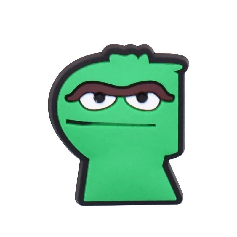 Dijes Charms Pins para Zapatos Crocs de Plaza Sesamo 9uds.