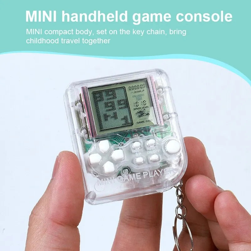 Mini Maquina de Juego Tetris Llavero de Bolsillo Color Surtido 1ud.