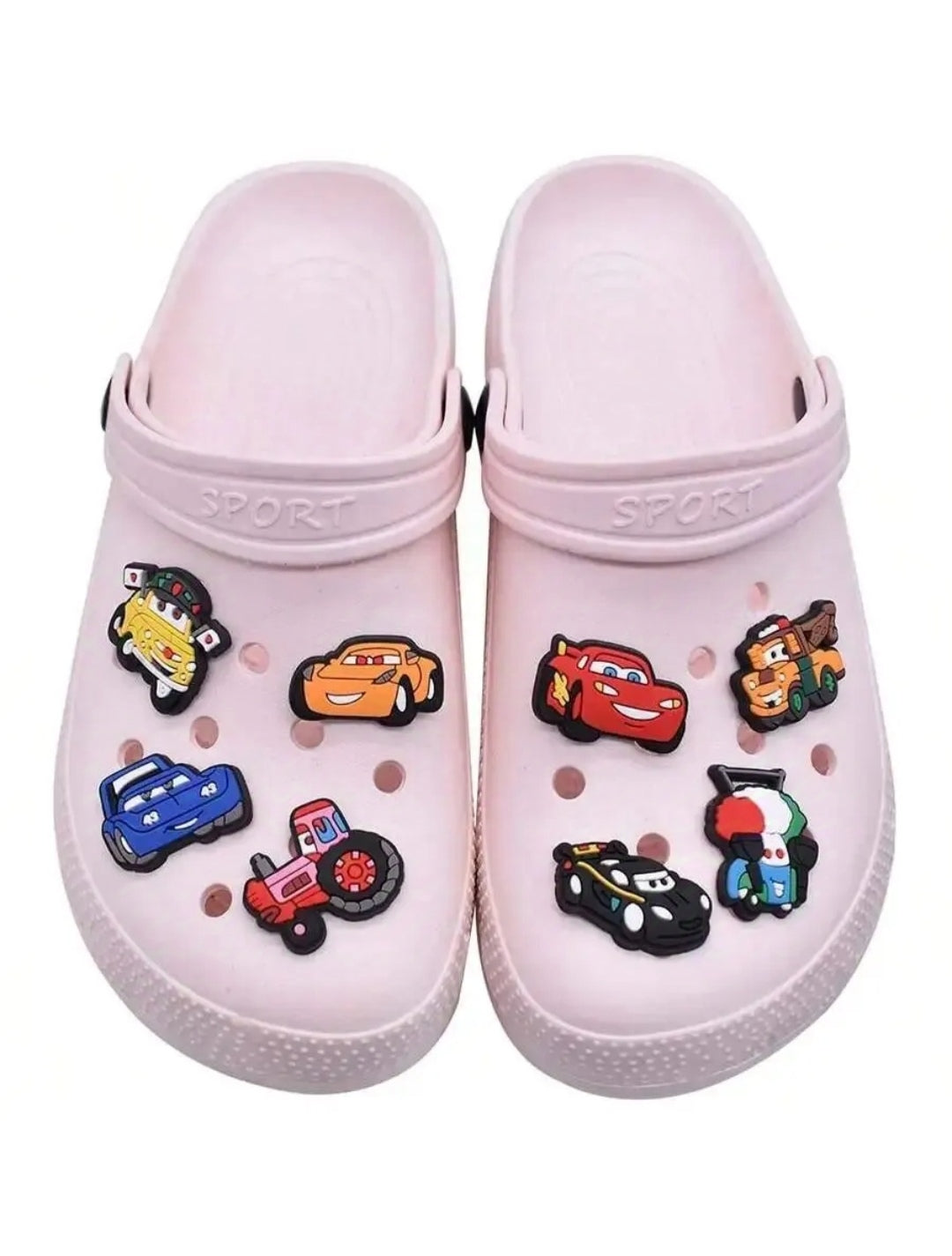 Dijes Charms Pins para Zapatos de Disney Cars 20uds. Surtido