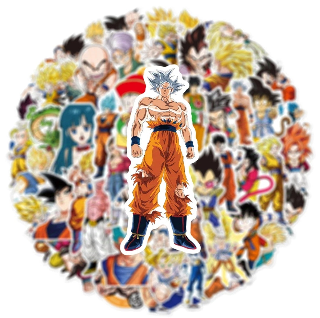 Stickers Pegatinas Anime Dragon Ball Z 50uds.