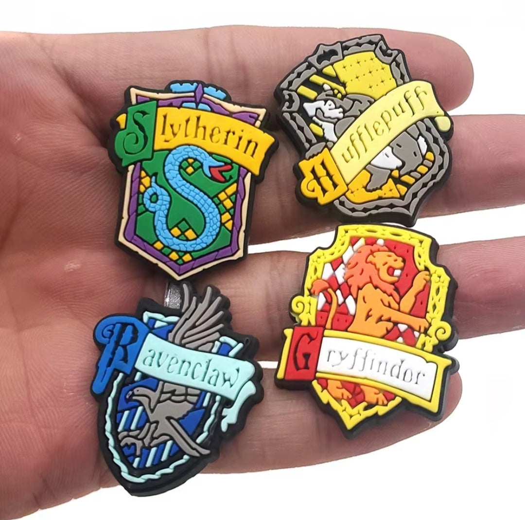 Dijes Charms Pins para Zapatos de Harry Potter 17uds.