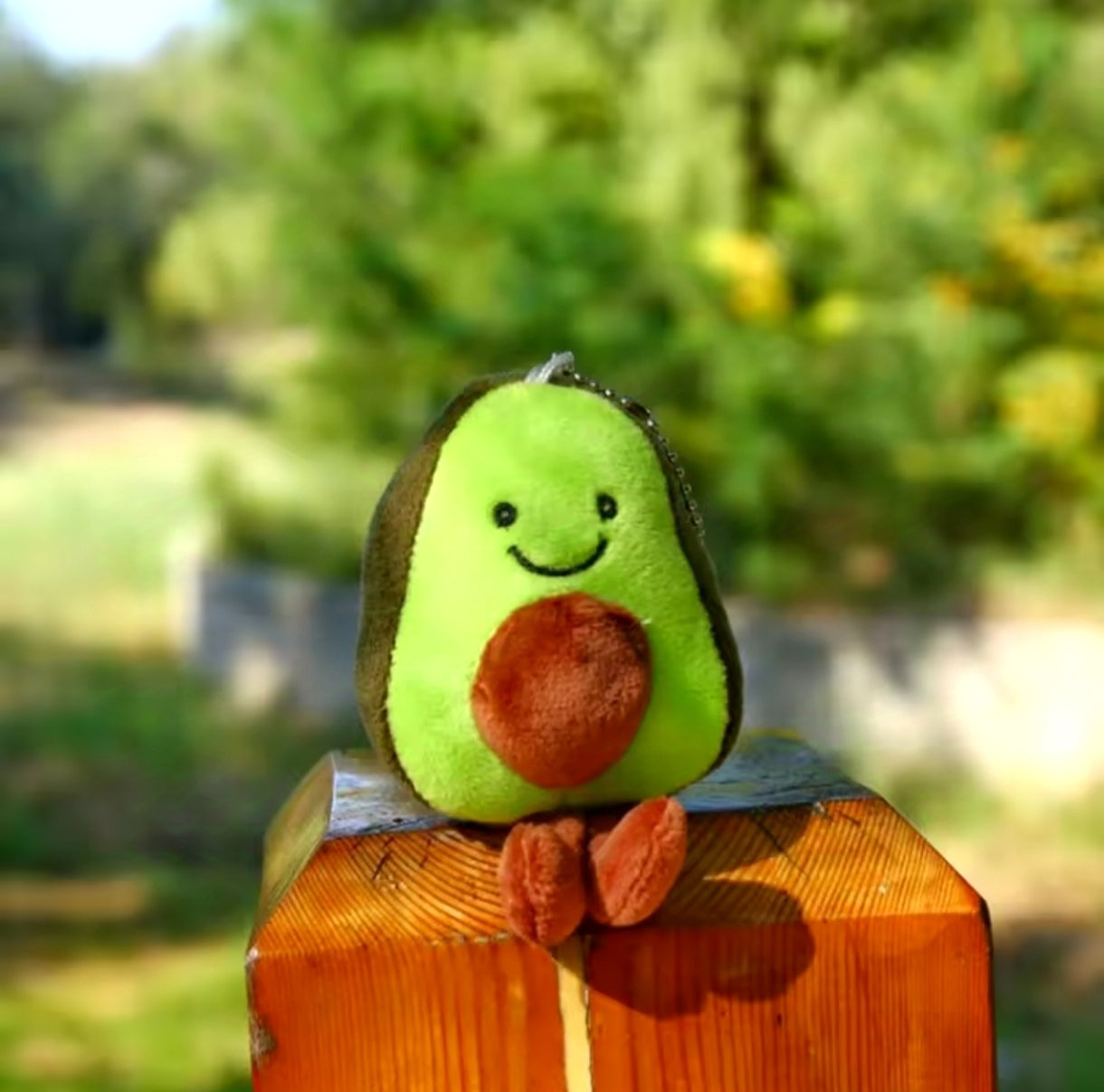 Peluche Muñeco Llavero de Palta Verde