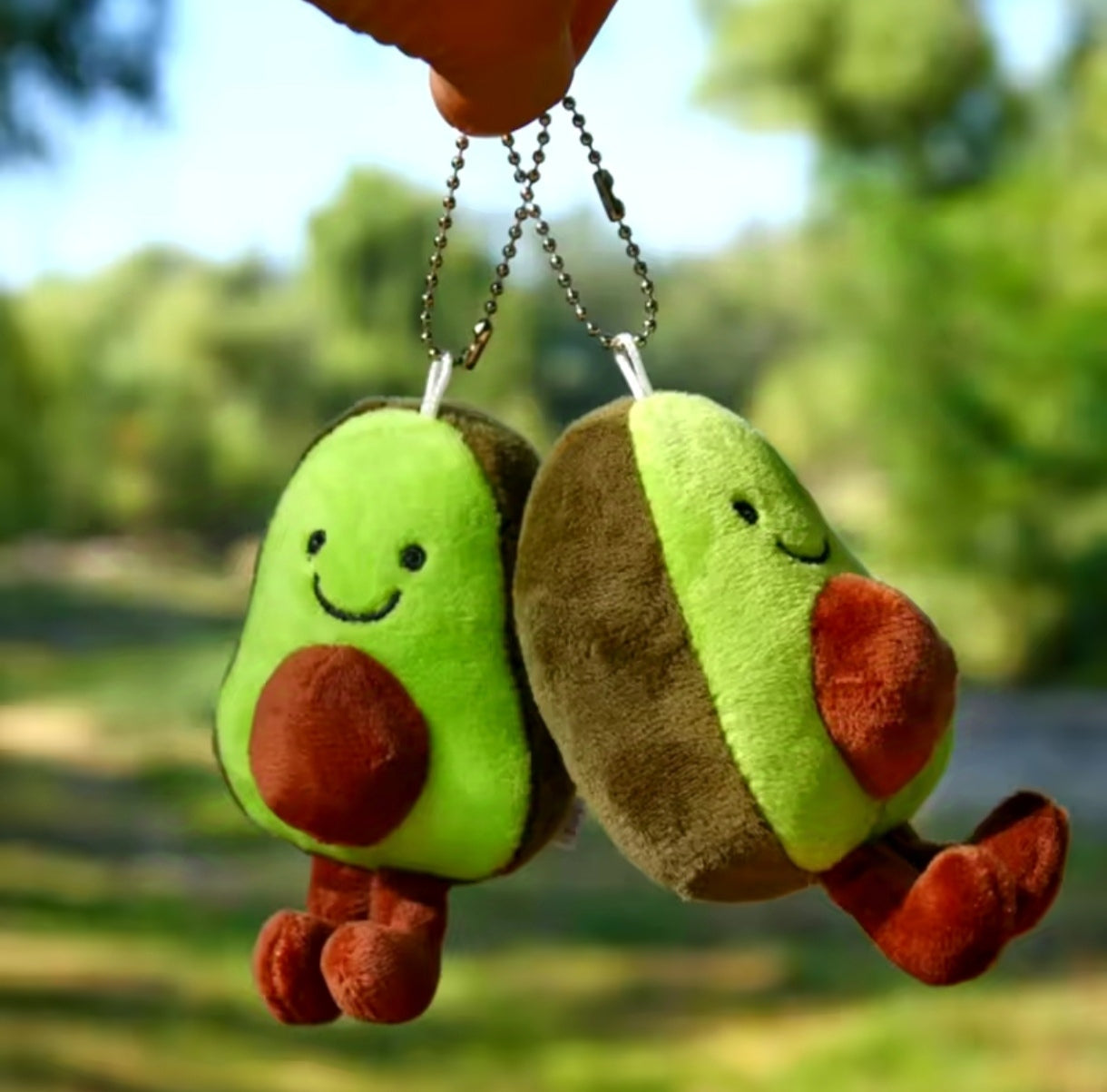 Peluche Muñeco Llavero de Palta Verde