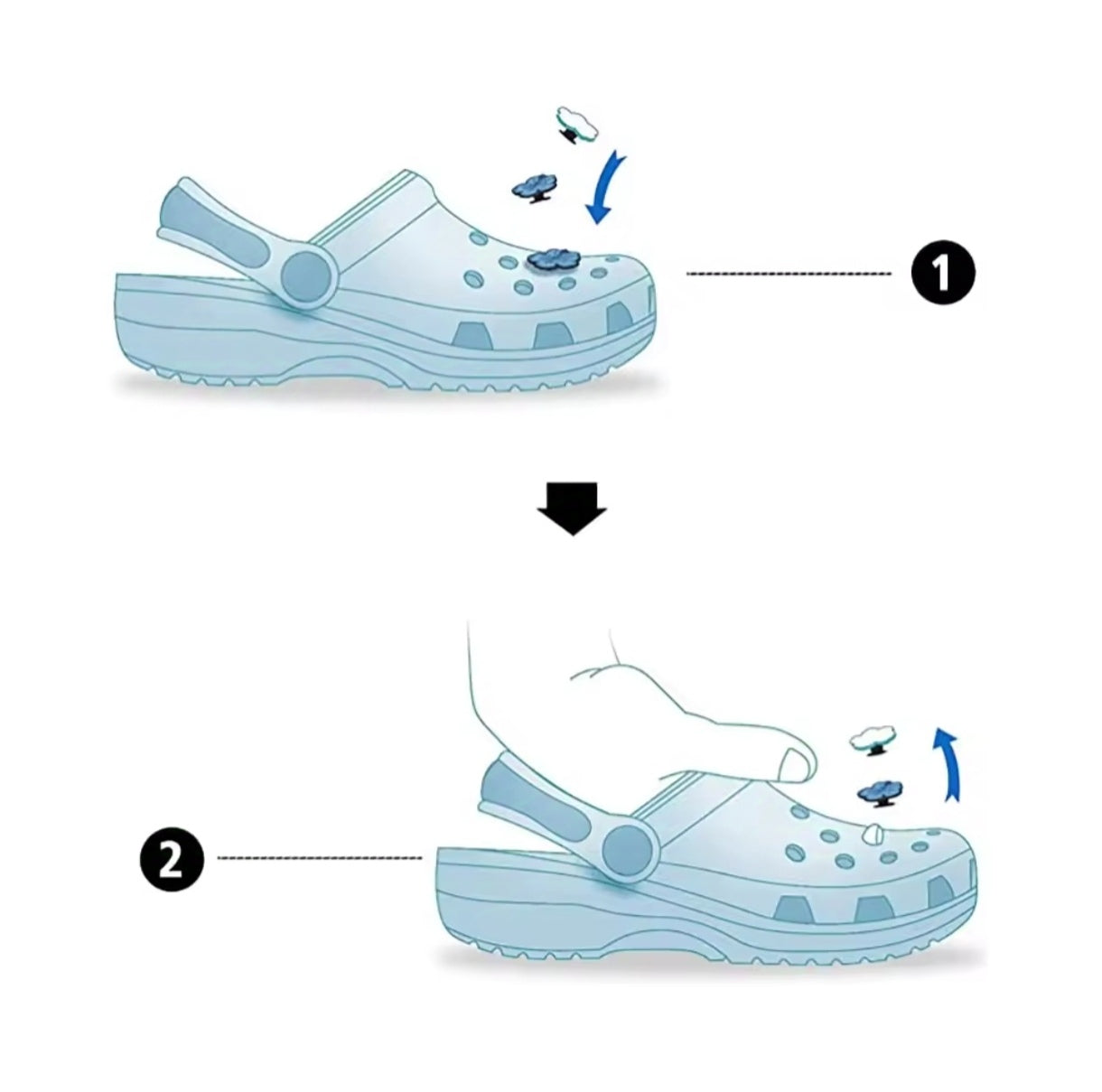 Dijes Charms Pins Gamers para Zapatos Crocs 21uds.