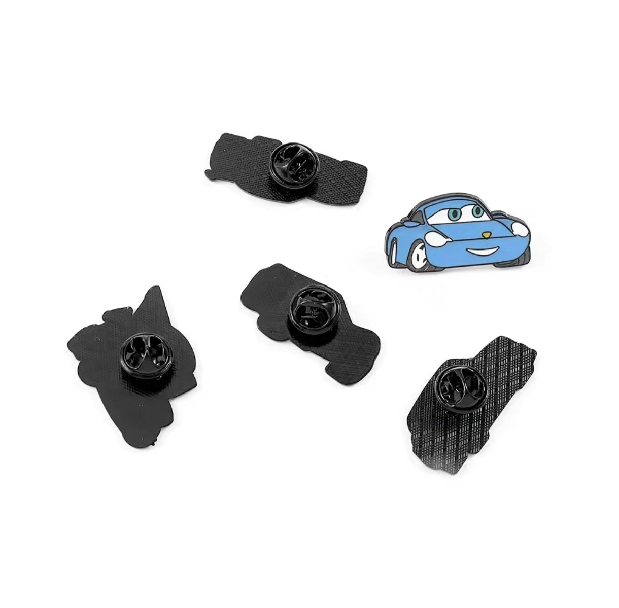Pins Broches Alfileres Insignias de Metal Para Ropa de Autos Disney Cars 5uds.