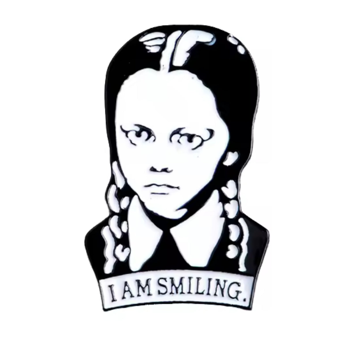 Pin Broche Alfiler Insignia de Metal Para Ropa de Merlina Locos Addams