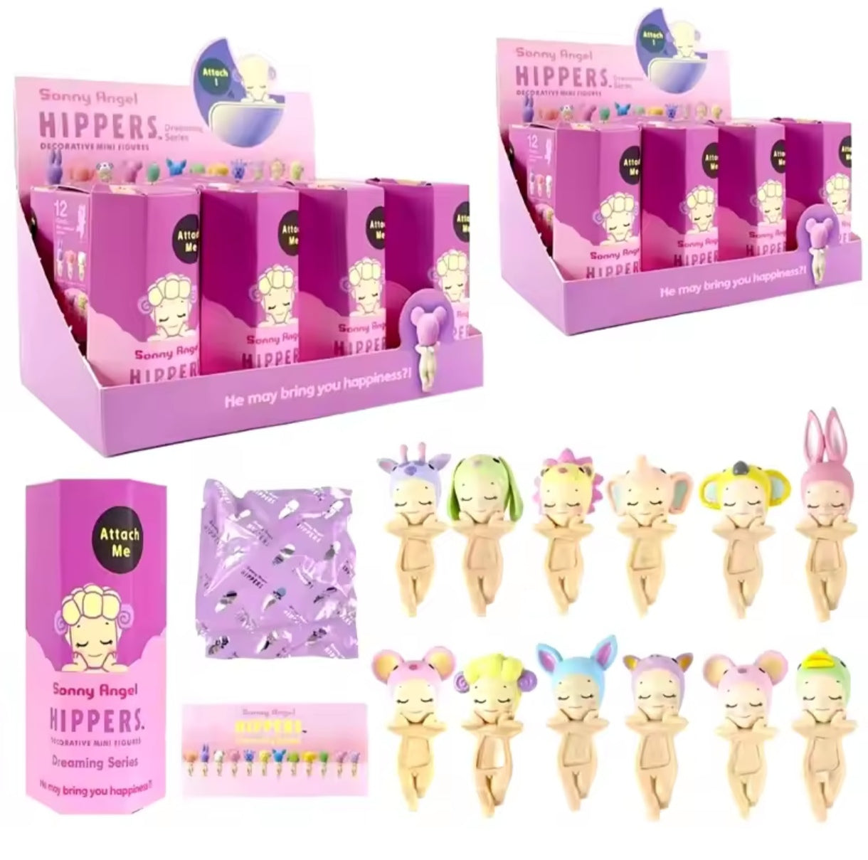 Figura Sorpresa Celular Sonny Angel Rosada Hippers 1ud. Surtido