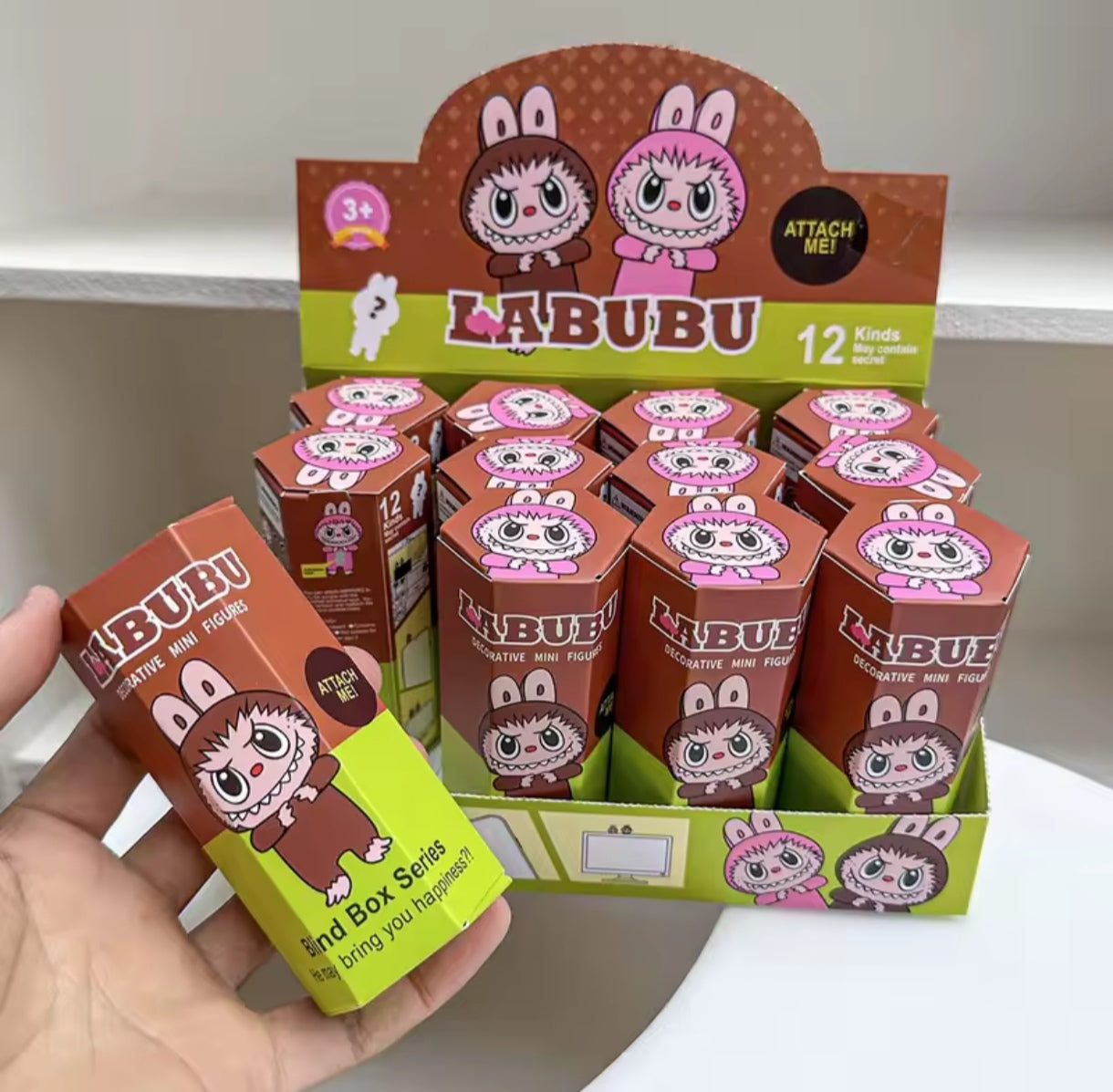 Figura Sorpresa Celular Labubu Cafe Hippers Sonny Angel Surtido