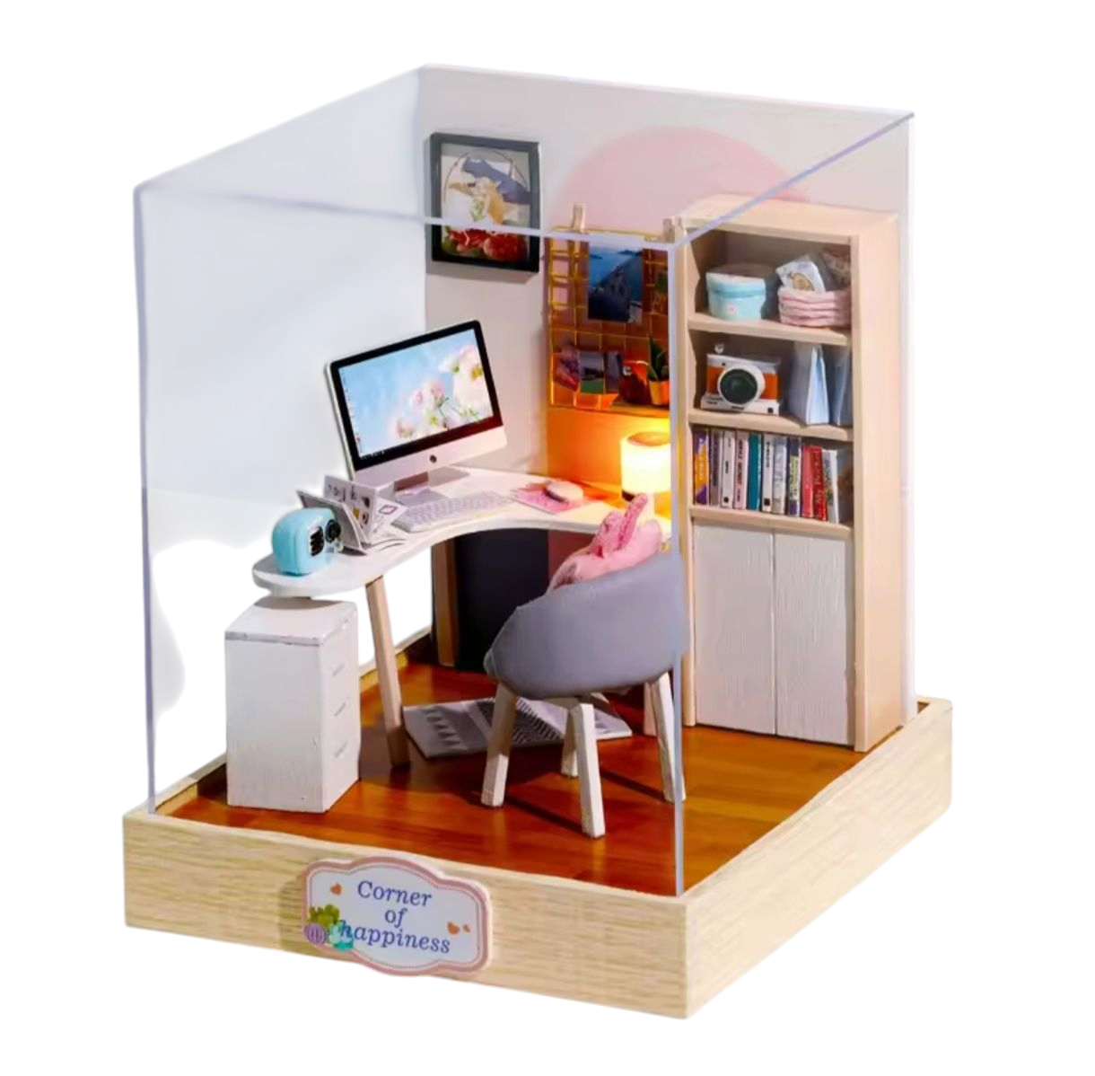 Rompecabezas 3D Mini Casa de Muñecas DIY Oficina