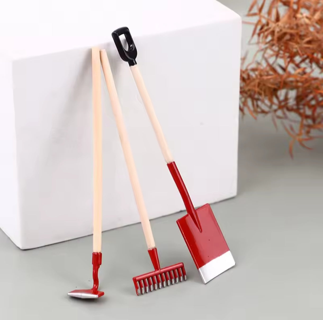 Mini Miniatura Herramientas para Jardin 3uds.