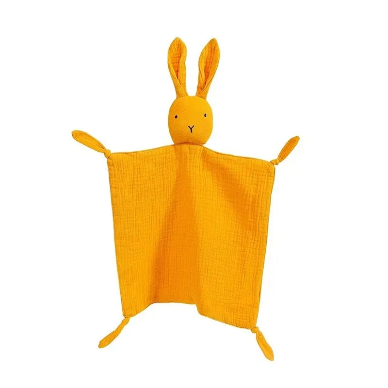 Manta Tuto de Algodon Conejo Naranja