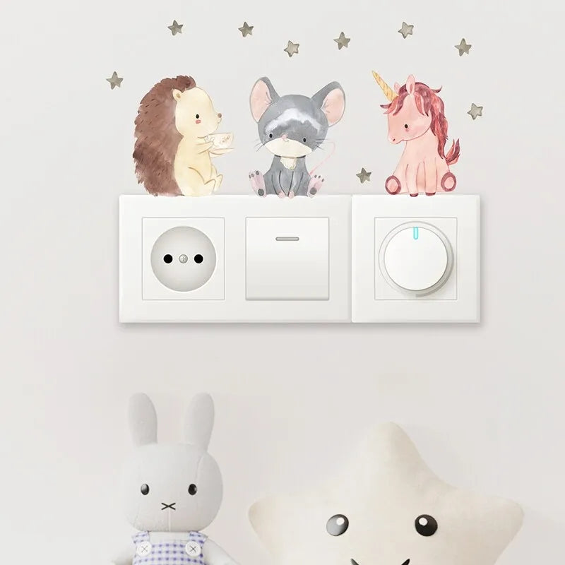 Stickers Pegatinas Animales Dos 6uds.