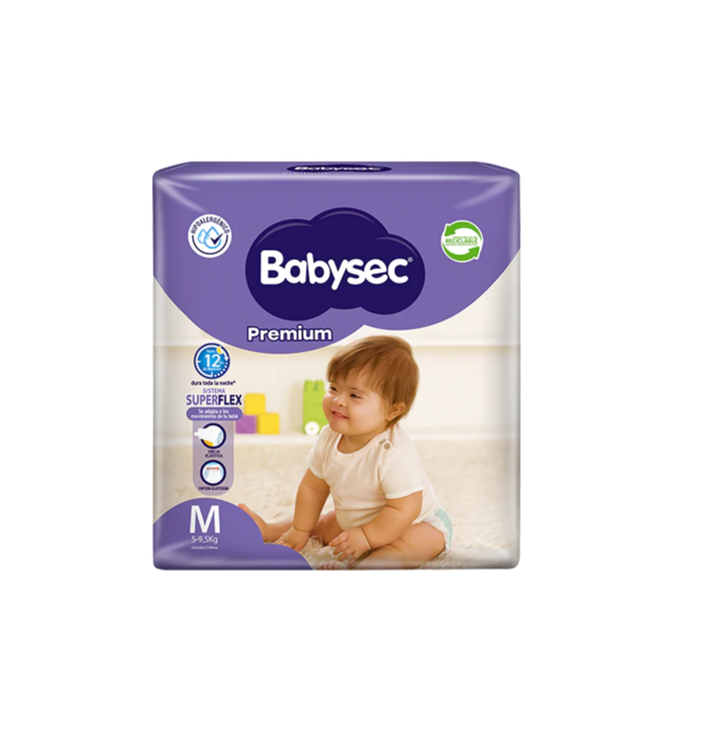 Pañal Babysec Premium M 20uds.