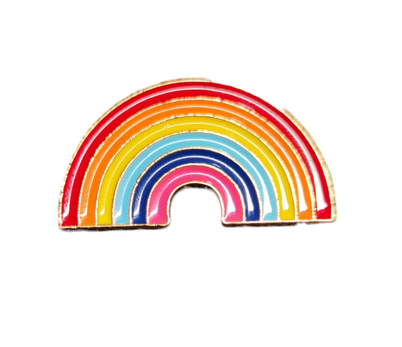 Pin Broche Alfiler Insignia de Metal Para Ropa de Arcoiris
