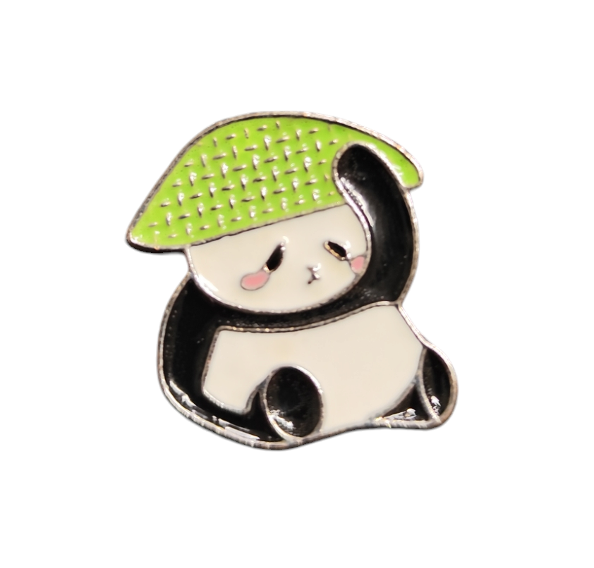 Pin Broche Alfiler Insignia de Metal Para Ropa de Oso Panda