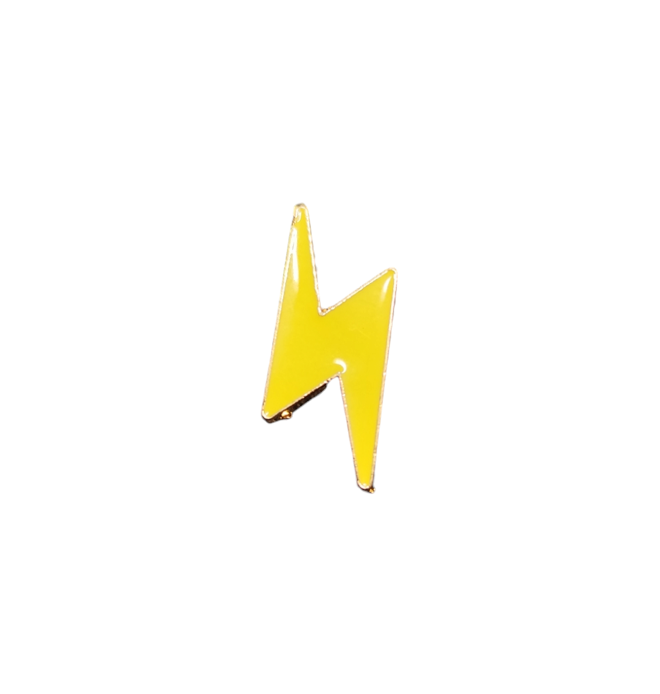 Pin Broche Alfiler Insignia de Metal Para Ropa de Rayo