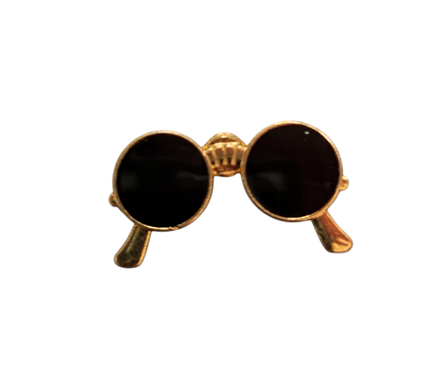 Pin Broche Alfiler Insignia de Metal Para Ropa de Lentes Anteojos de Sol