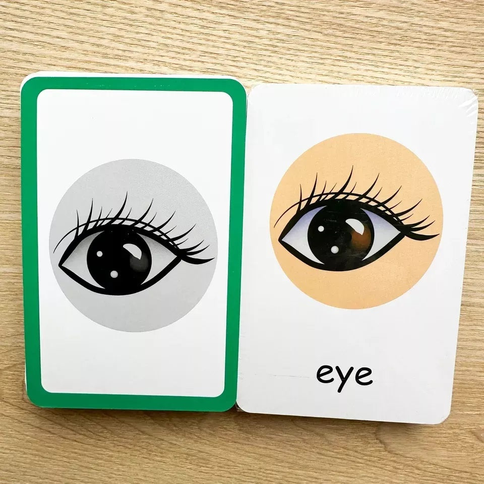 Tarjetas Educativas Partes Del Cuerpo Body Partes En Ingles