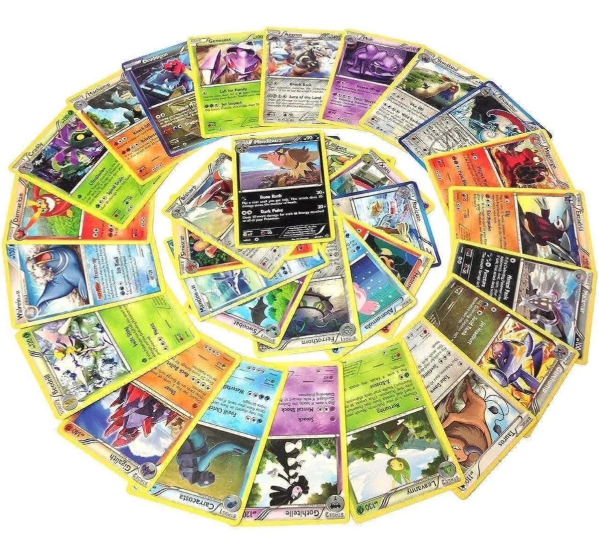 Pokemon Pack TCG Cartas Originales Surtidas 60uds. En Ingles Incluye 3 Holograficas