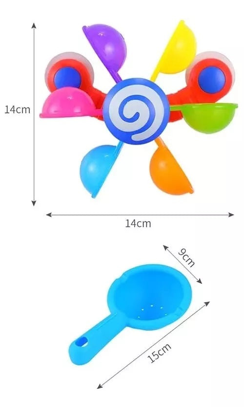 Rueda de Agua Water Wheel para Baño Bebe