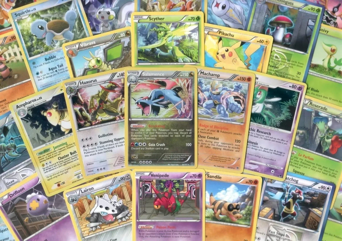 Pokemon Pack TCG Cartas Originales Surtidas 60uds. En Ingles Incluye 3 Holograficas