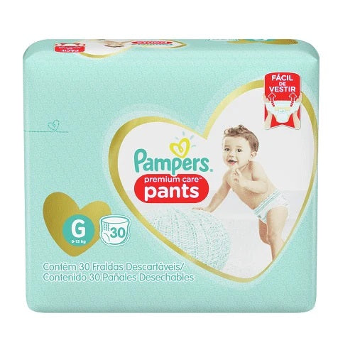 Pants Pañal G Pampers 30uds.
