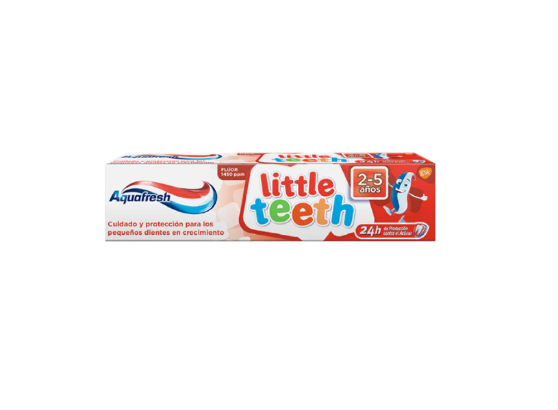 Pasta Dental Aquafresh Little Teeth 63gr. (2 a 5 Años)