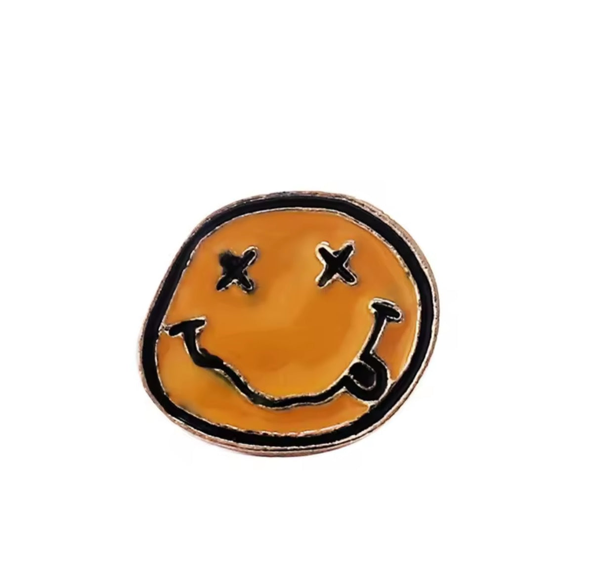 Pin Broche Alfiler Insignia de Metal Para Ropa de Emoticon Smile Carita Feliz