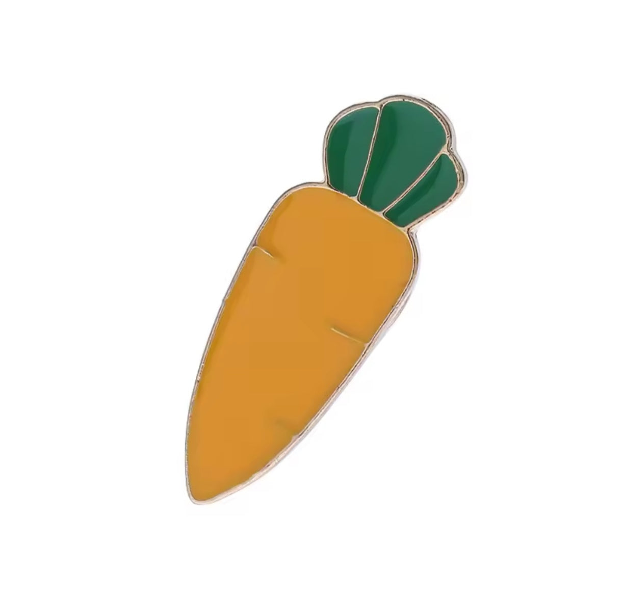 Pin Broche Alfiler Insignia de Metal Para Ropa de Zanahoria