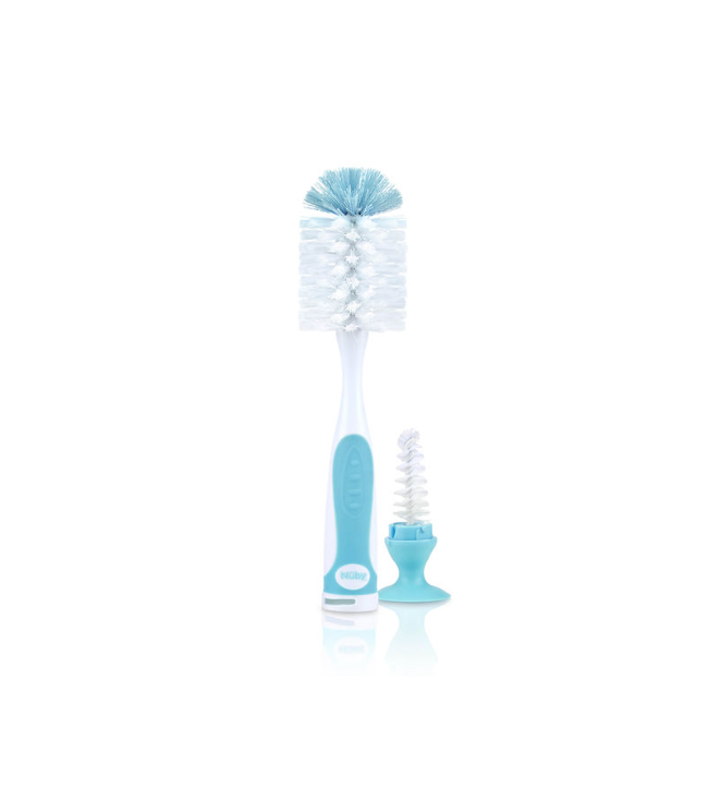 Nuby Escobilla Cepillo Limpia Mamaderas y Chupetes Simonds Celeste
