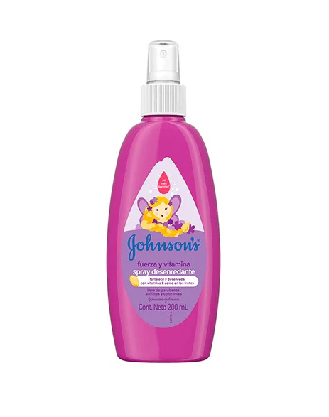 Desenredante Spray para Peinar Johnson´s Fuerza y Vitamina 200ml.