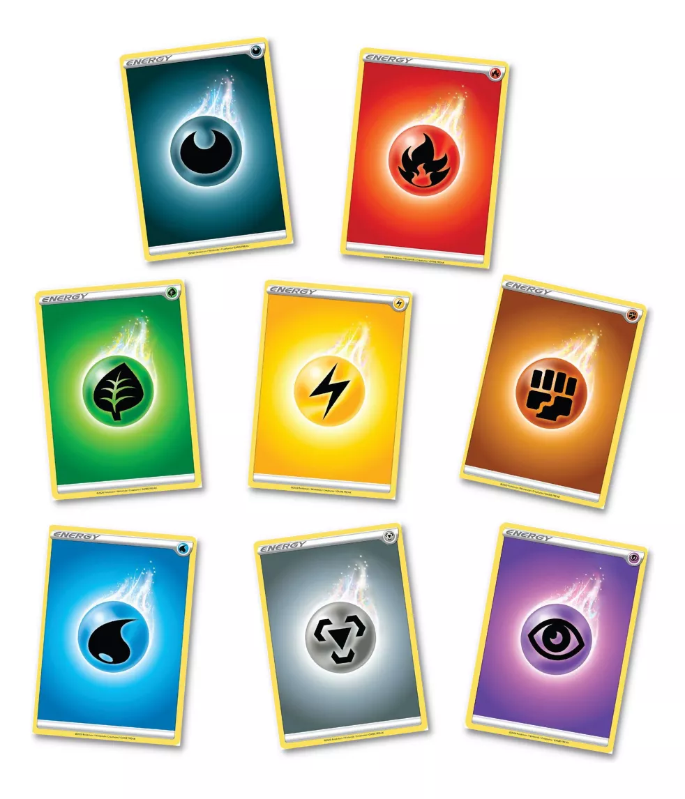 Pokemon Pack TCG Cartas Originales Energias Basicas Surtidas 100uds. En Ingles