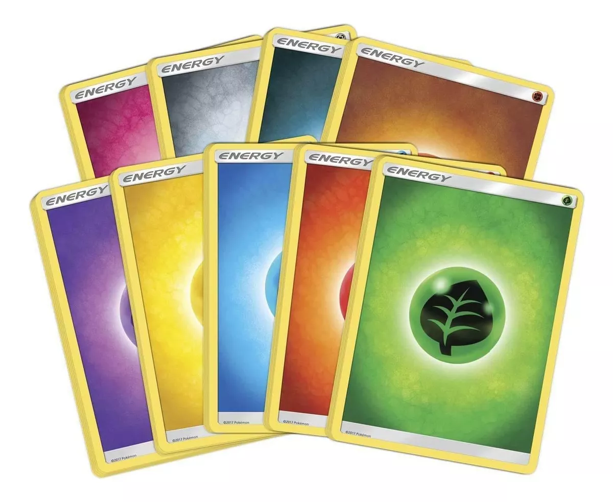 Pokemon Pack TCG Cartas Originales Energias Basicas Surtidas 100uds. En Ingles