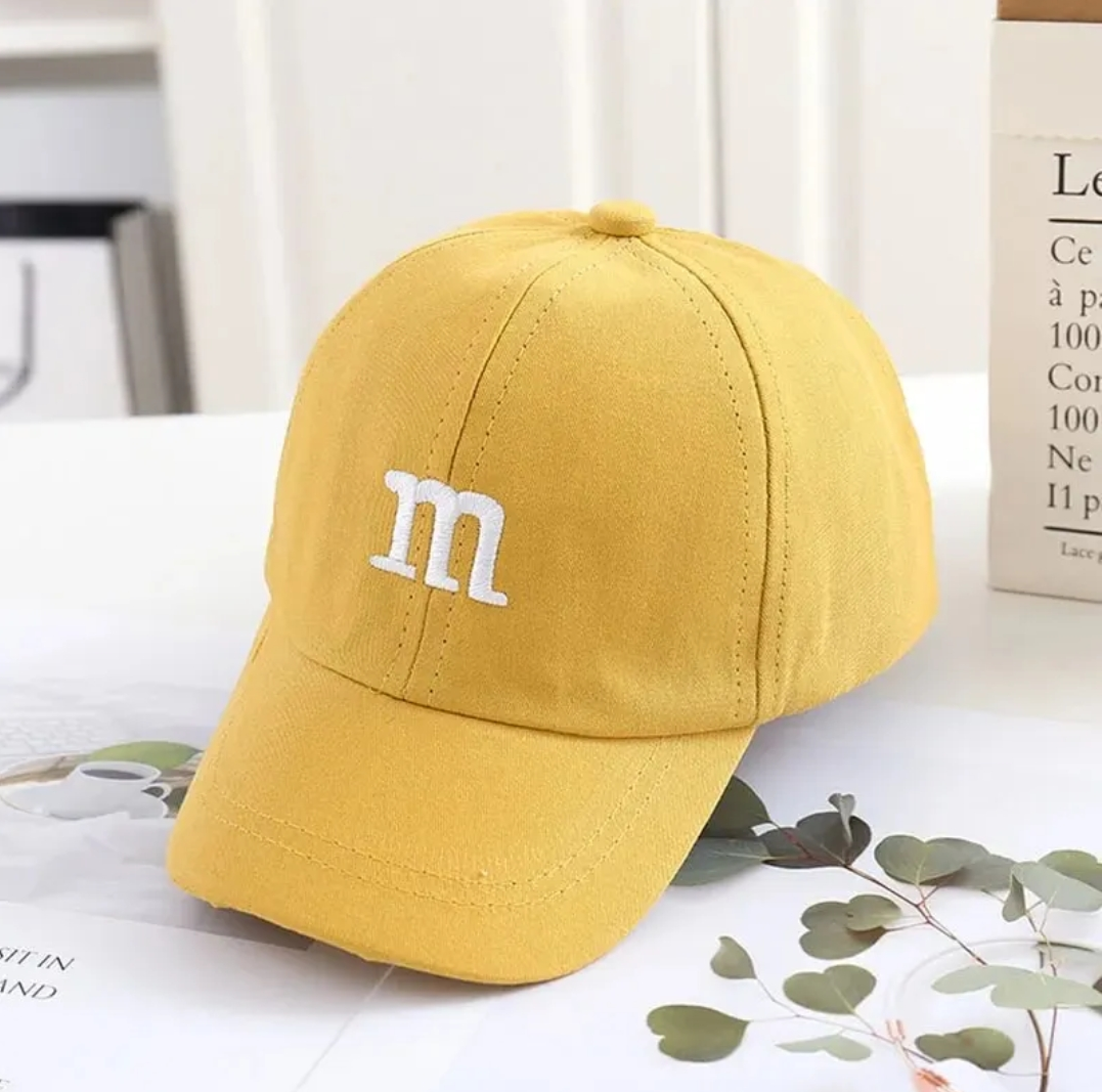 Sombrero Jockey Gorro Bebé Amarillo Talla S