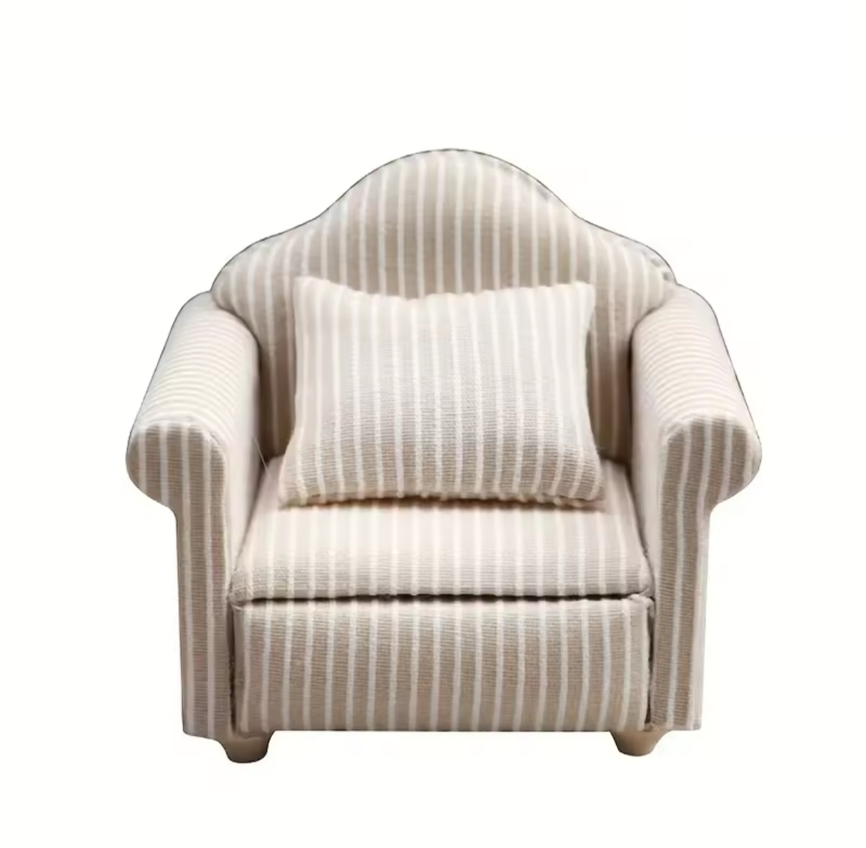 Mini Muebles Sofa Blanco Decoracion Sala de Estar 1ud.