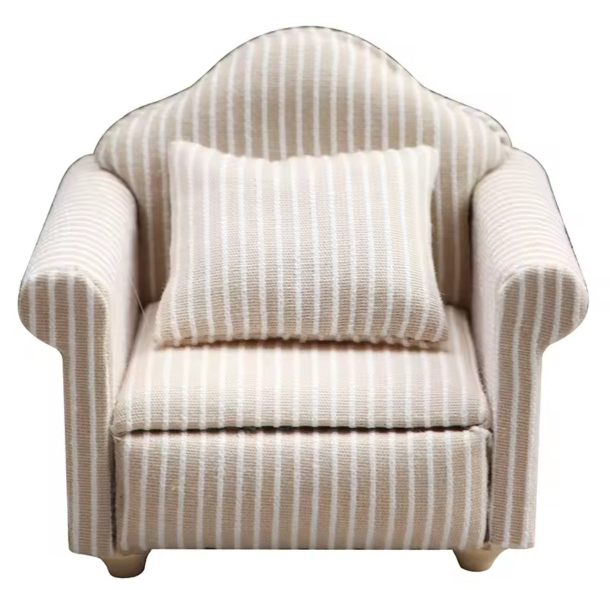 Mini Muebles Sofa Blanco Decoracion Sala de Estar 1ud.