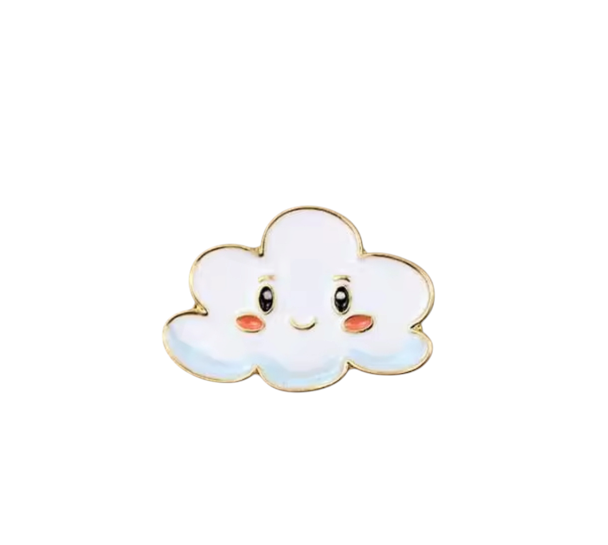 Pin Broche Alfiler Insignia de Metal Para Ropa de Nube Feliz