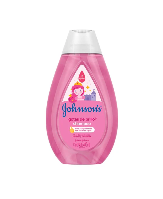 Shampoo Johnson´s Gotas de Brillo 400ml.