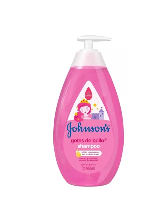 Shampoo Johnson´s Gotas de Brillo 750ml.