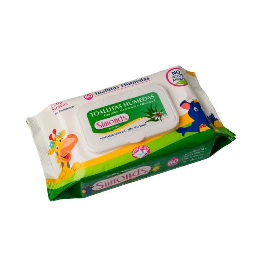 Toallas Húmedas Simonds Aloe Vera Pack x 2 120uds.