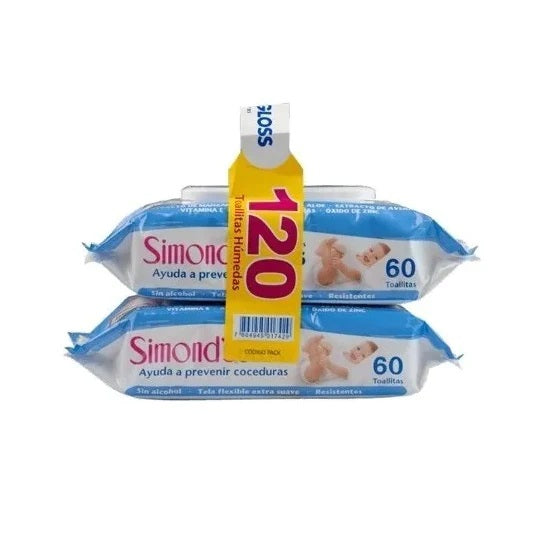 Toallas Húmedas Simonds Gloss Pack x 2 120uds.