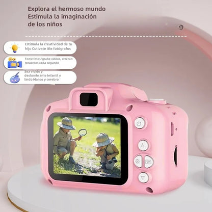 Mini Cámara 📷 Digital Fotos Videos Para Niños Celeste – Sweet Baby Kid