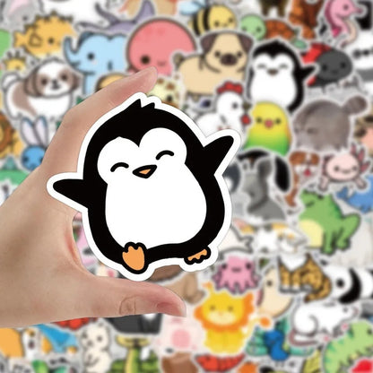 Pegatinas Stickers Animales Cartoon 100uds.