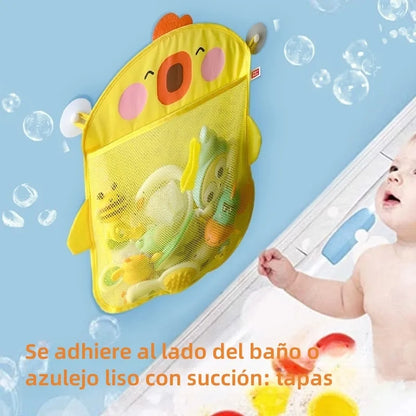 Organizador de Juguetes Bebe Baño Patito 🐤