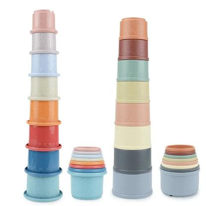 Tazas Vasos Apilables para Niños 8 Piezas