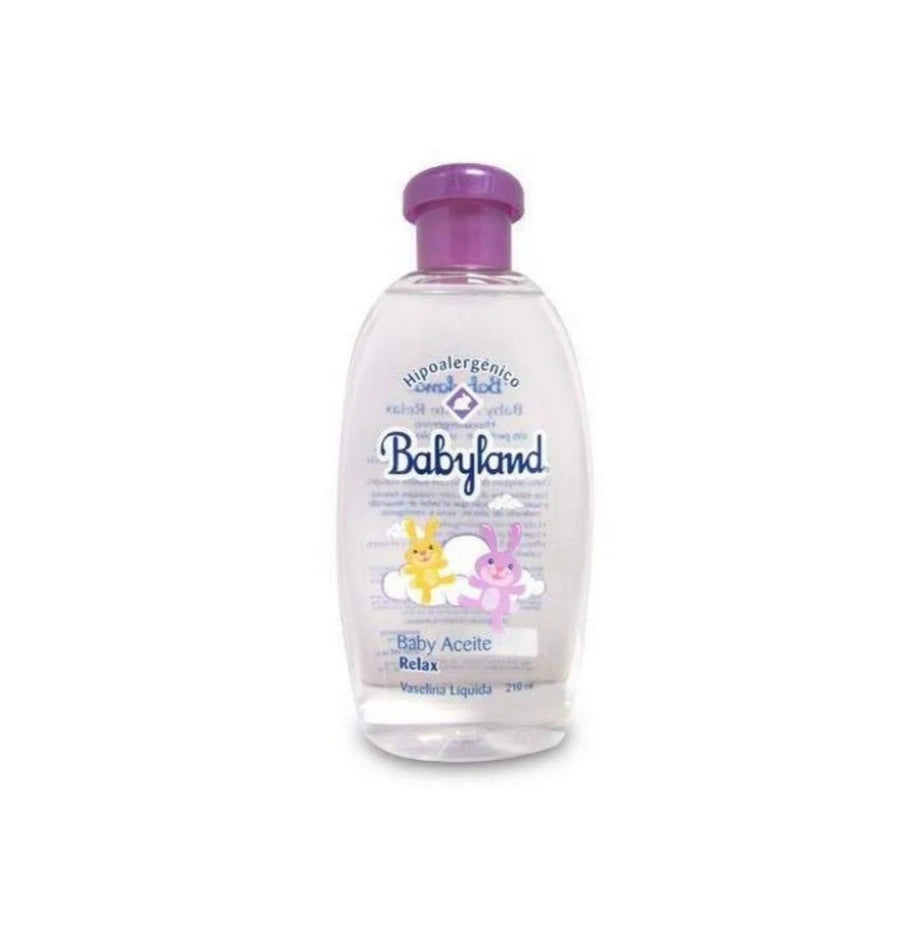 Babyland Aceite Vaselina Liquida Relax 210ml.